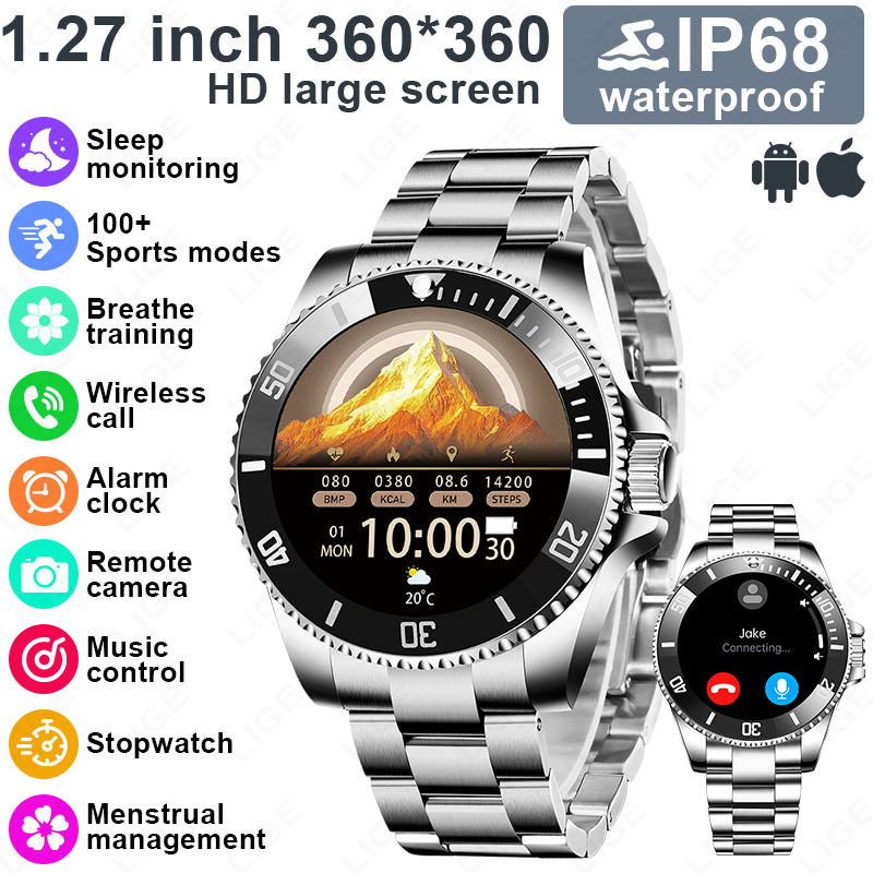 Japanese Active Lifestyle - LIGE Nieuwe Stijl Luxe Smartwatch Als
