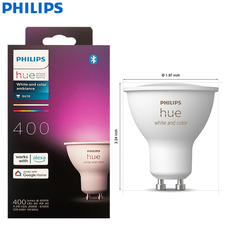 Philips Bulb Hue - Philips Hue GU10 Smart LED-spot 4,2W
