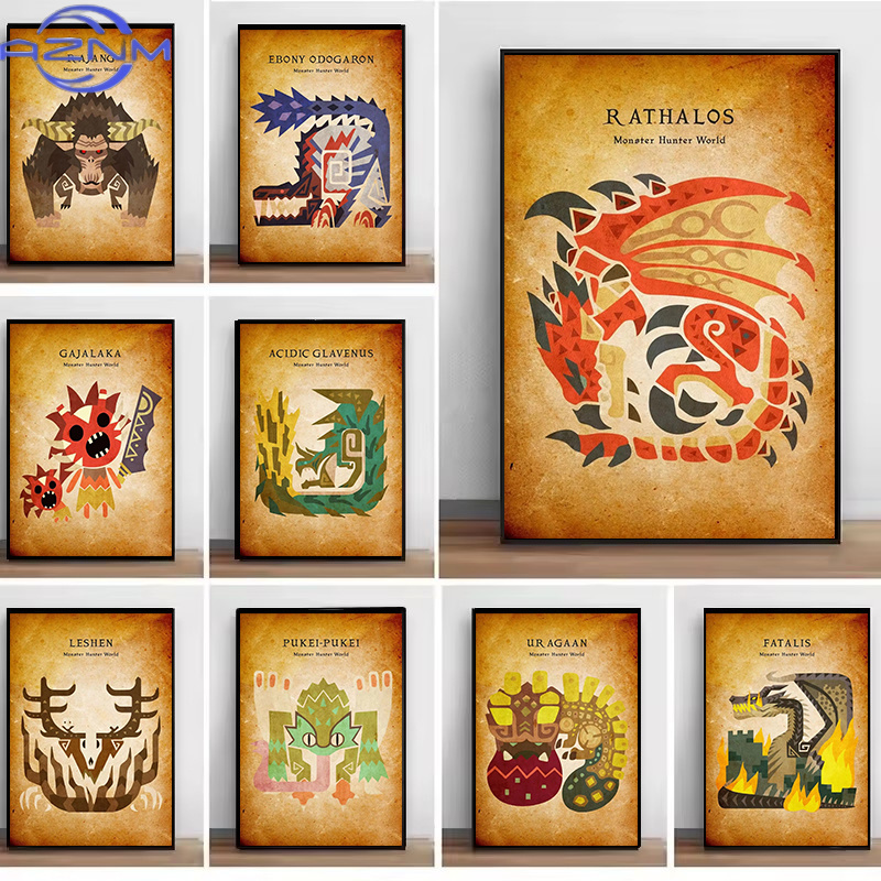 Japanese Lifestyle Game - AZNM Japanse Game Geanimeerde Vintage Canvas