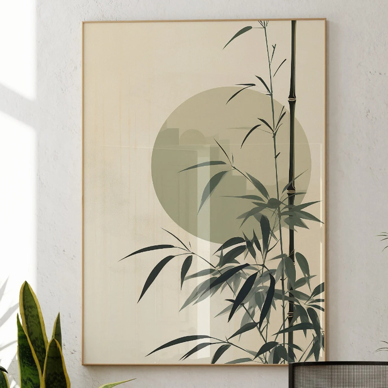 Japandi Wall Art Minimal Botan - Japanese Zen Lifestyle recensie en prijs