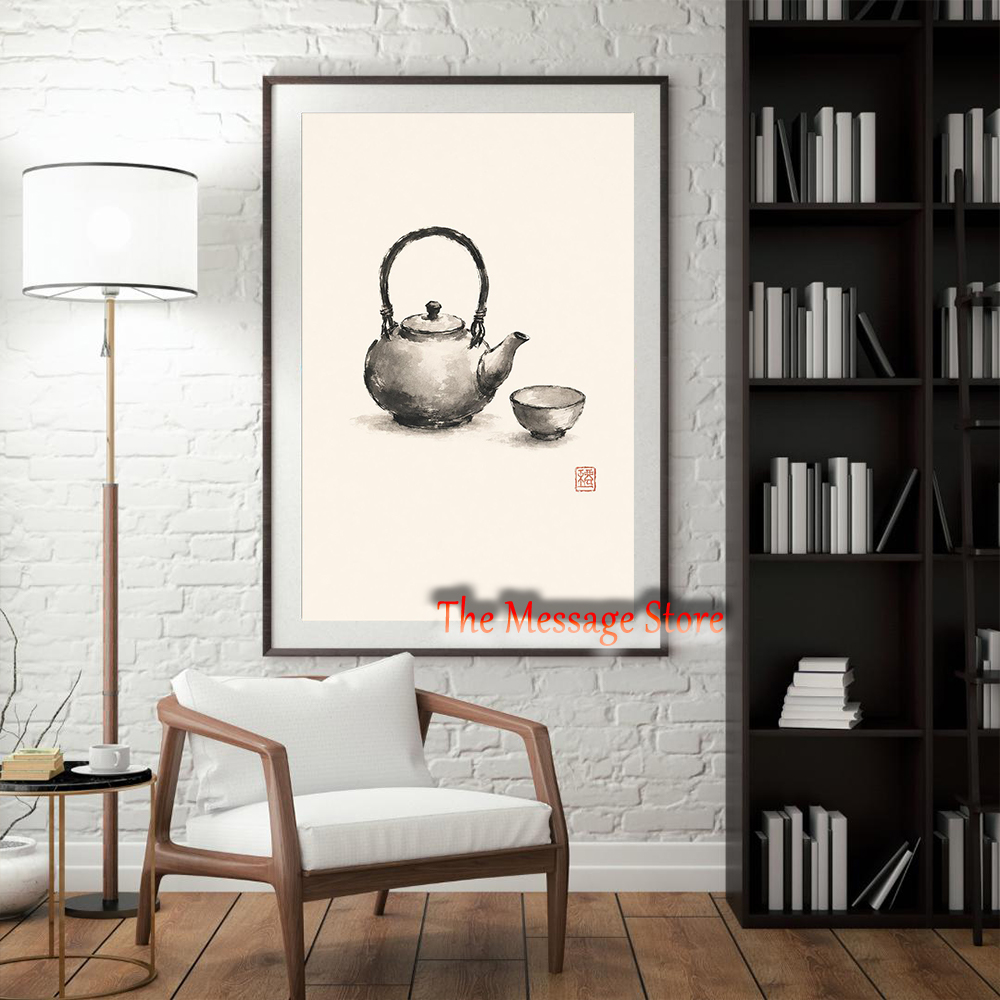 Japanse theepot kunst minimali - Japanese Zen Lifestyle recensie en prijs