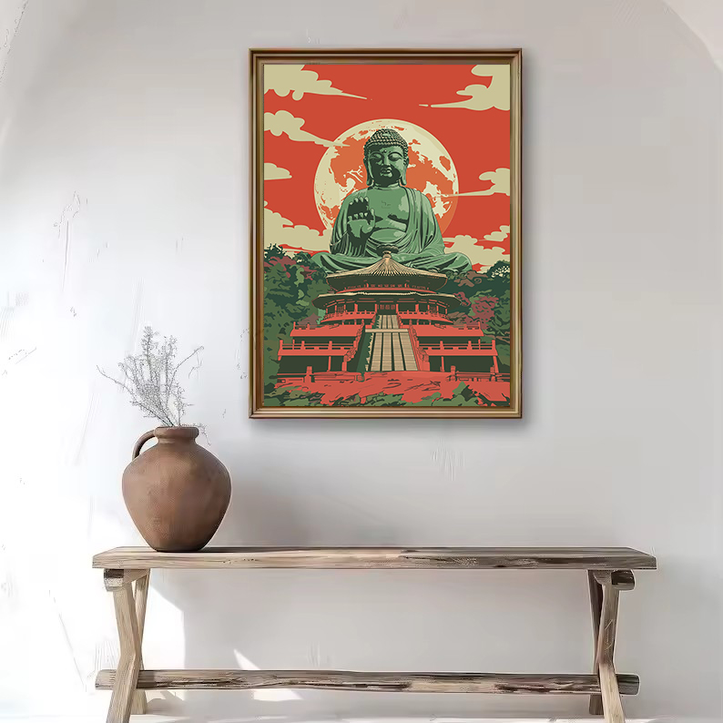 Retro Japanse Stijl Tokyo Boed - Japanese Zen Lifestyle recensie en prijs