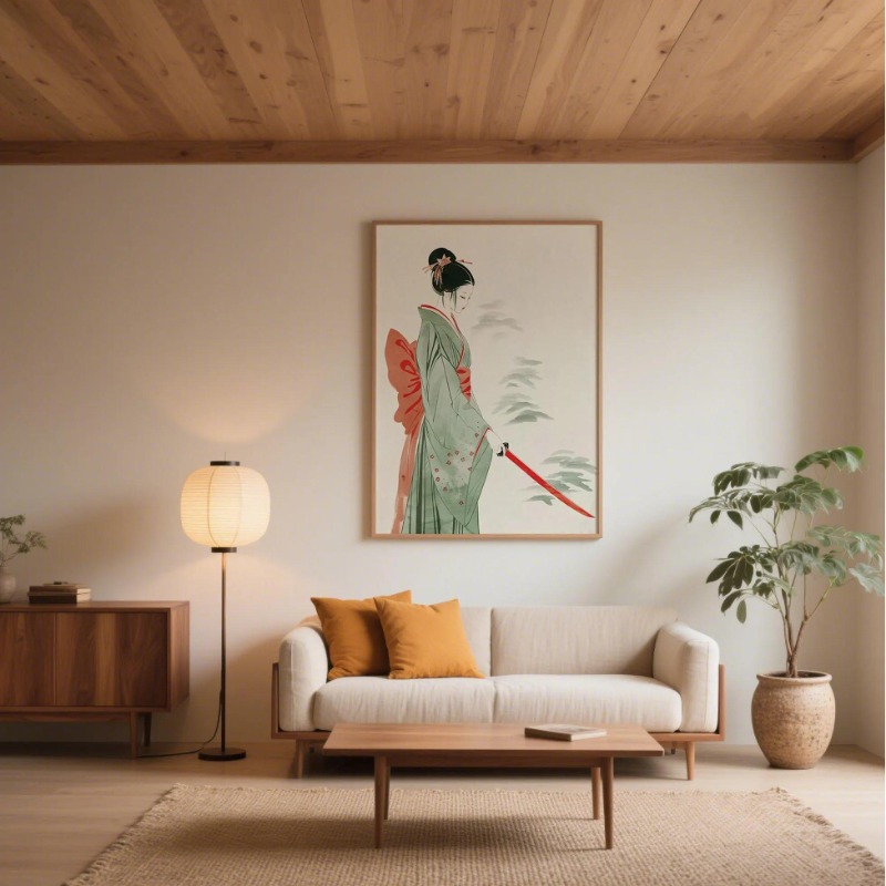 Mount Fuji & Crane Japanse muu - Japanese Zen Lifestyle recensie en prijs