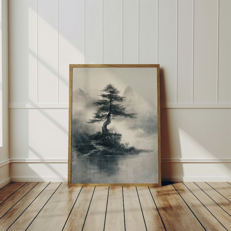 Japanse Inkt Stijl Zen Bonzai  - Japanese Zen Lifestyle recensie en prijs